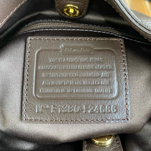 Coach NWT Campbell Mahagony Brown Hobo Shoulder Bag - Picture 15 of 16